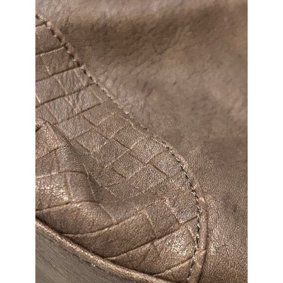 Darcy Marks London Coffee Taupe Brown Handbag Hobo Bag Bohemian Whymsical - Picture 6 of 16